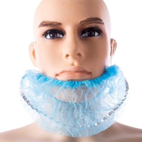 Detectable non-woven beard cover