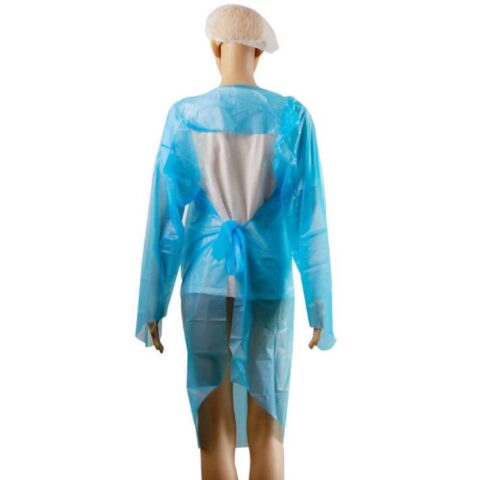 Impervious CPE Gown with Thumb Hook