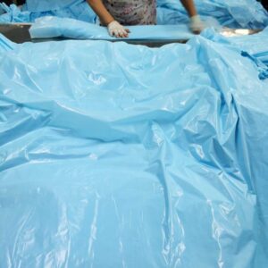 Impervious CPE Gown with Thumb Hook