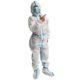 Microporous Coverall with Adhesive Tape