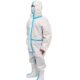 Microporous Coverall with Adhesive Tape