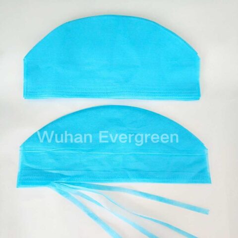 Non Woven Doctor Cap with Tie-on
