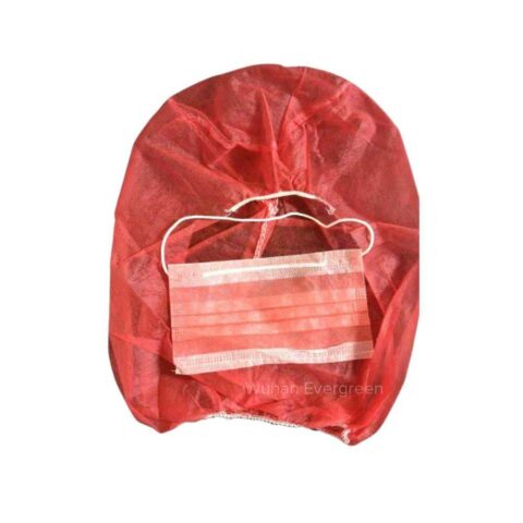 Non-woven hood cap with IIR face mask