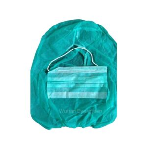 Non-woven hood cap with IIR face mask