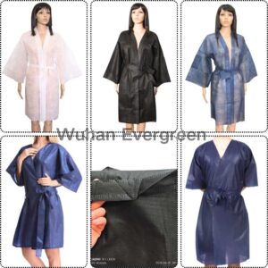 White Disposable BathRobe